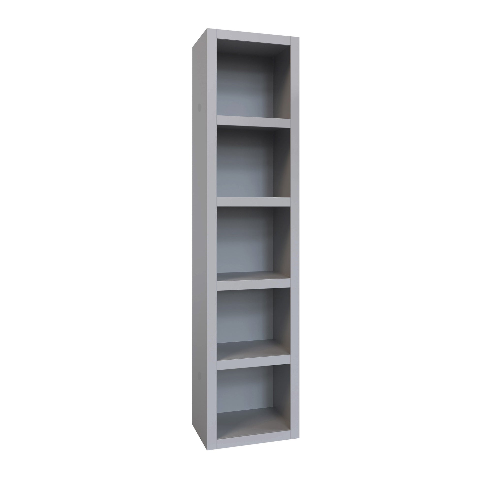 Easy-Lift Twin Murphy Wall Bed in Grey with Bookshelf - Sharicks
