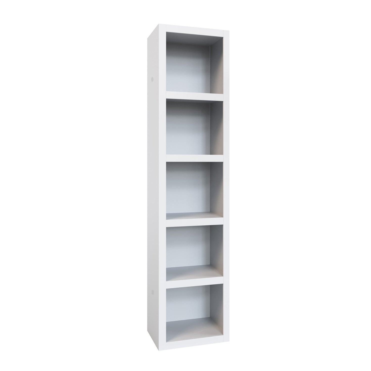 White 84-in Tall Wooden Bookcase Shelf - Sharicks