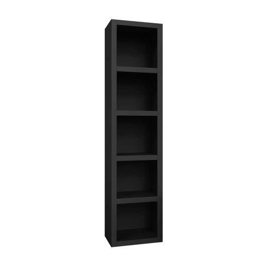Black 91-in Tall Wooden Bookcase Shelf - Sharicks